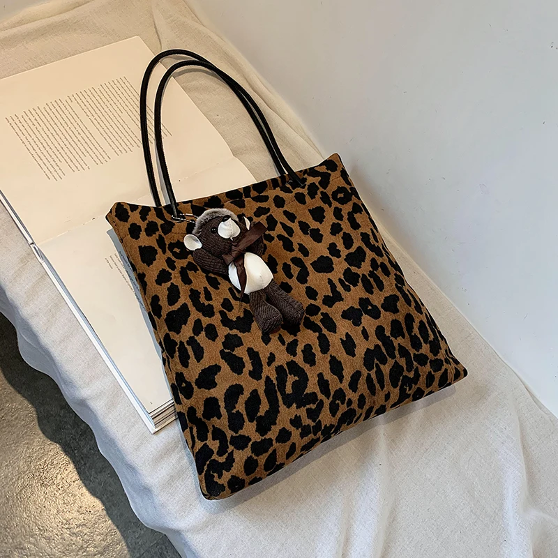 

с досавкой Zebra Pattern corduroy Crossbody Bags Women 2020 Chain Designer Shoulder Handbags Winter Branded Women's Hand Bag